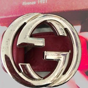 Red Gucci Belt